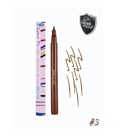 Brown Eyeliner Liquid Pencil Eyeliner Waterproof Highly Pigmented