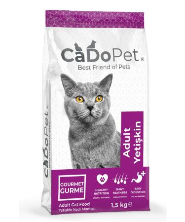 CaDoPet Cat Food Gourmet 1.5 Kg Premium - Protein:0 Fat: