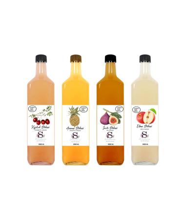 S heylaana Natural Cranberry Pineapple Fig and Peach Vinegar 1000 Ml