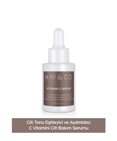 MAY&CO. Vit. C Brightening and Tone Equalizing Care Serum 30ml (VIT. C ARBUTIN NIACINAMIDE VIT. E)