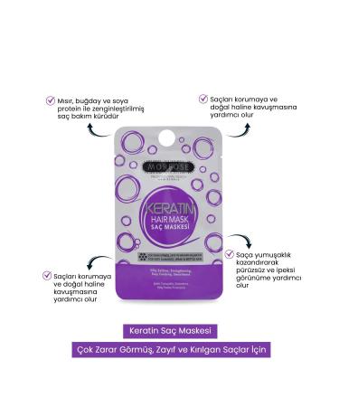Morfose Keratin Hair Mask 25 ml 5 Pieces - Buy Online on GoSupps.com