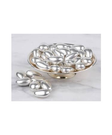 Ozcanlar Nuts Shiny Gold and Silver Almond Dragee 250g