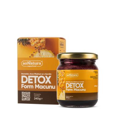 Sonatura Detox Form Paste (BROMELAIN CHROME PICOLINATE AND L-CARNITINE) 240 Gr. - Buy Online on GoSupps.com