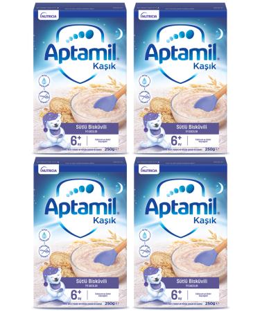 Aptamil Milk Biscuit Spoon Food 250 gr 6+ Months 4-Pack Advantage Package 1000 gr