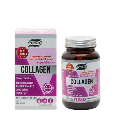 Phytodef Collagen + Vitamin C - 30 Tablets X 3 Pieces - Buy Online on GoSupps.com