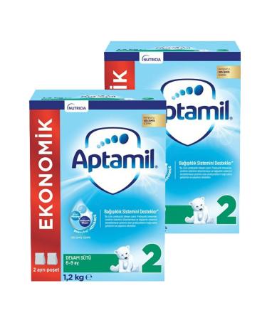 Aptamil 2 Follow-On Milk New Formula 1200 gr X 2 Pieces
