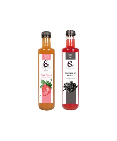 Suheylaana Natural Strawberry Vinegar 500 Ml - Natural Black Rice Vinegar 500 Ml