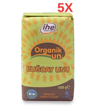 Ihe Organic Wheat Flour 5x1000gr