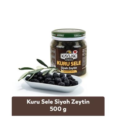 Kavlak Olive Kavlak Dry Sele Gemlik Black Olive 500 Gr - Buy Online on GoSupps.com