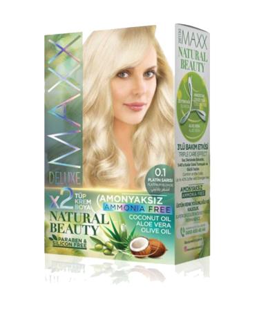 Natural Beauty Ammonia Free Hair Dye 0.1 Platinum Blonde - AYK2467-3878