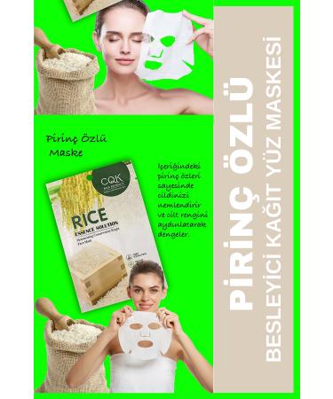 QNIAY QniAY Rice Silk Protein Essence Tone Equalizing Rice Face Mask 30ML 1 Piece