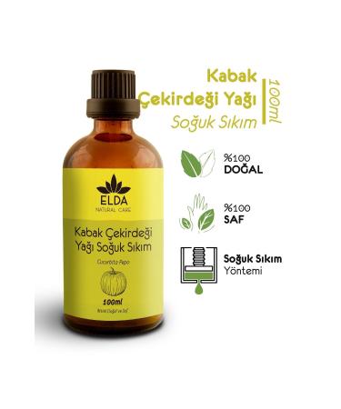 EldaNaturalcare Pumpkin Seed Oil Cold Pressed 100ml