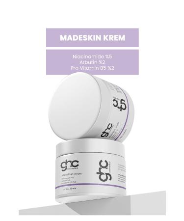 GHC Cosmetic Madeskin Cream Niacinamide 5% Arbutin 2% Pro Vitamin B5 2%