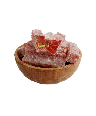 zcanlar Dried Nuts Pistachio Pomegranate Pulled Turkish Delight 500g