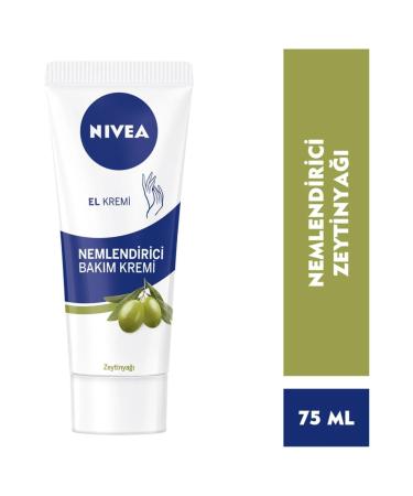 NIVEA Hand Cream Olive Oil Moisturizing Care Cream 75 ml * 3 Pieces