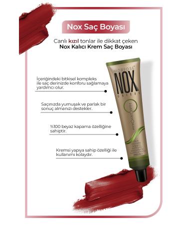 Morfose Nox Hair Dye 7.65 Contrast Red 60 Ml. - Buy Online on GoSupps.com