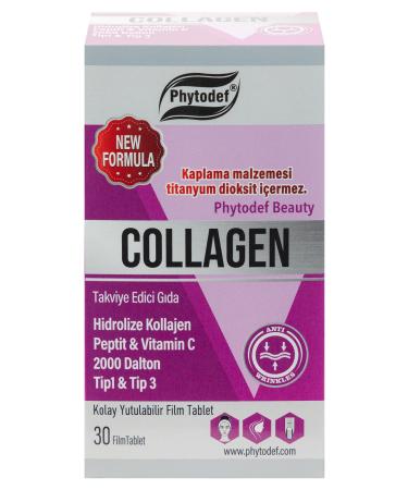 Phytodef Collagen + Vitamin C - 30 Tablets X 3 Pieces - Buy Online on GoSupps.com