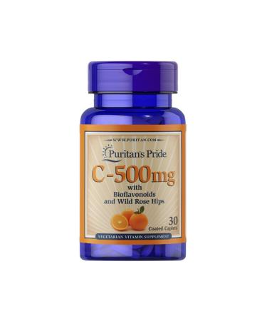 Puritan's Pride Vitamin C-500 Mg With Bioflavonoids And Rose Hips 30 Tablets