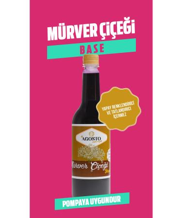 AGOSTO 6 X 750 ml Elderflower Base Syrup