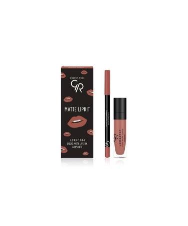 Golden Rose Longstamat Liquid Lipstick 16 and 531 Lip Pencil Warm Sable