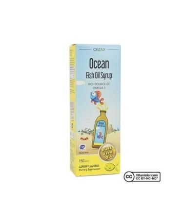 Ocean Omega 3 Lemon Fish Oil Syrup 150 ml