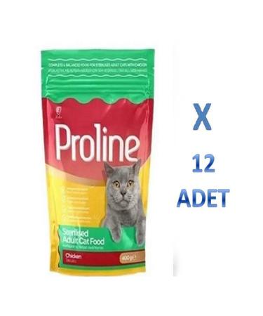 Proline Proline Chicken Cat Food for Neutered Cats 400 gr x 12 Pieces