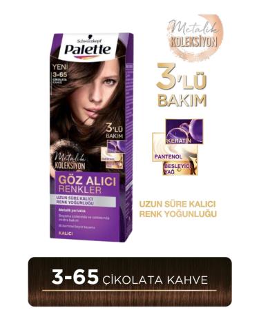 Eye-Catching Colors Palette 3-65 Chocolate Brown Hair Dye