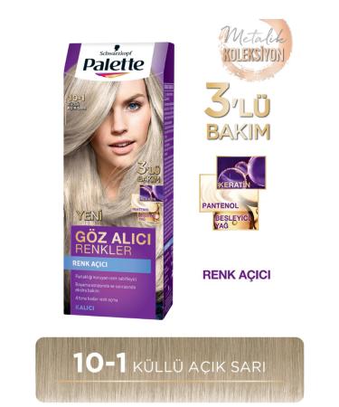 Eye-Catching Colors in Palette 10-1 Ash Light Blonde Hair Dye