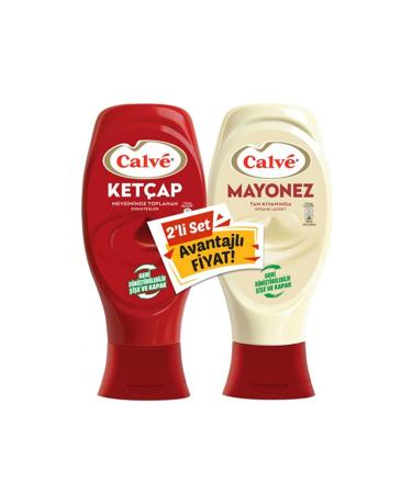 Calve KETCHUP 600+LIGHT MAYONNAISE 540 GR