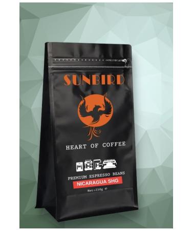 Sunbird Coffee Nicaragua Shg Espresso Single Origin Coffee Beans 250 gr
