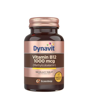 Dynavit Vitamin B12 1000 Mcg 100 Tablets - Buy Online on GoSupps.com