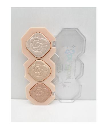 Roesia Rose Cosmetics Rose Soo Glow 3-Pack Illuminating Palette - Highlighter - Buy Online on GoSupps.com