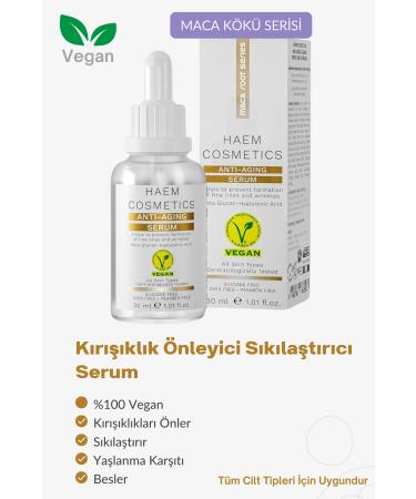 Haem Cosmetics Vegan Anti-Wrinkle Anti-Aging Serum 30 ml