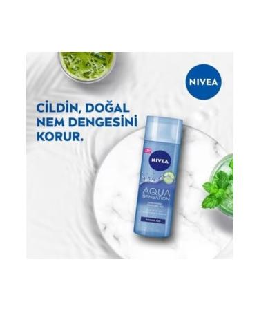 NIVEA Aqua Sensation Cucumber Extract Facial Cleansing Gel 200 ml - Buy Online on GoSupps.com