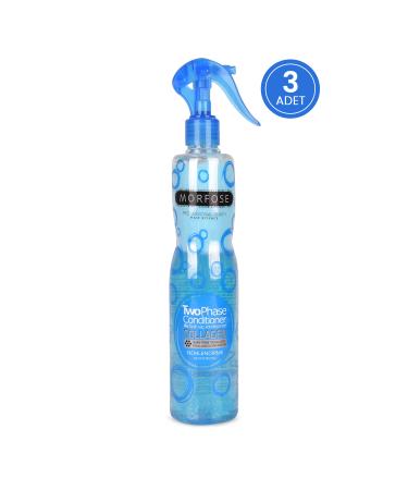 Morfose Double Phase Collagen Containing Blow Dry Water 400 ml - Dry Fragile Hair That Has Lost Its Moisture 3 Pieces