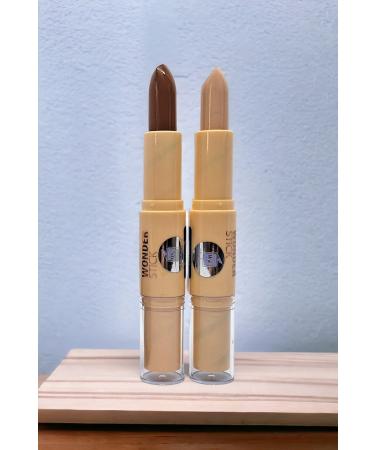 wonderway Intensive Concealer Porcelain Foundation & Contour Set - Wheat Skin - Buy Online on GoSupps.com
