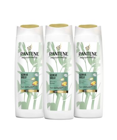 Pantene Long and Strong Hair Bamboo Biotin Shampoo 350 Ml X 3 Pieces