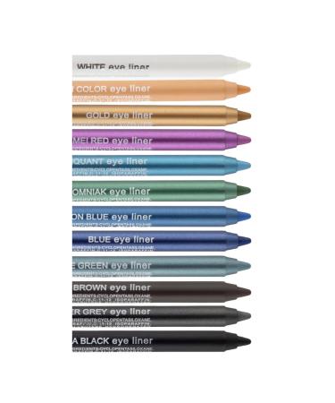 ROWENAROSE 12 Colors Neon Ultra Oil Gel Eyeliner Colorful Eyeliner - Buy Online on GoSupps.com