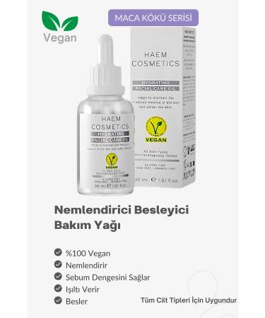 Haem Cosmetics Vegan Moisturizing and Shining Facial Care Oil 30 ml