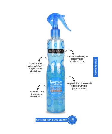 Morfose Double Phase Collagen Containing Blow Dry Water 400 ml - Dry Fragile Hair That Has Lost Its Moisture 3 Pieces - Buy Online on GoSupps.com