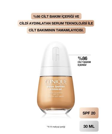 Clinique EVEN BETTER CLINICAL SERUM FOUNDATION SPF 20 CN 58 HONEY (MF) PSSN142