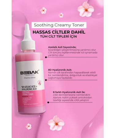 Bebak Pharma Sensitive Skin Tone Equalizer Barrier Strengthener Purifying Tonic 200 ml - Buy Online on GoSupps.com