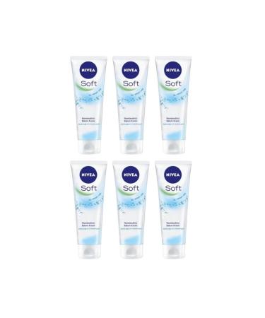 NIVEA Soft Moisturizing Care Cream 75 ml 6 Pieces