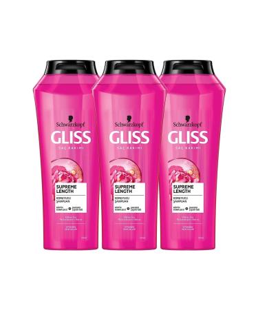 Gliss Supreme Length Shampoo 525 ml X 3 Pieces