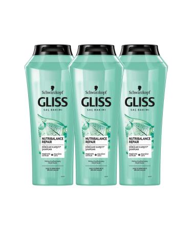 Gliss Gliss Nutribalance Shampoo 525 Ml X 3 Pieces