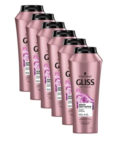 Gliss Shampoo Serum Deep Repair 550Ml 6 Pieces