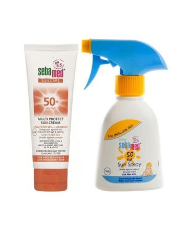 Sebamed Sun Cream Spf 50 Baby Adult Set of Two