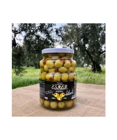 E ref Zeytincilik Green Olives with Pepper 900 gr