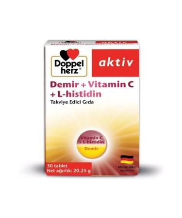 Doppelherz Iron + Vitamin C + L-histidine 30 Tablets