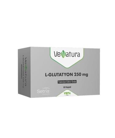 Venatura L-glutathione Food Supplement 60 Softgels 250mg